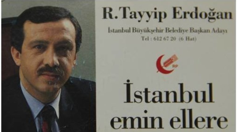 Η φωτογραφία του Ερντογάν όταν ήταν υποψήφιος δήμαρχος