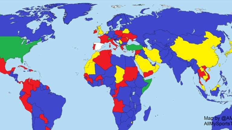 Σε τι αναφέρονται οι εθνικοί ύμνοι των χωρών του κόσμου- Δείτε τον χάρτη