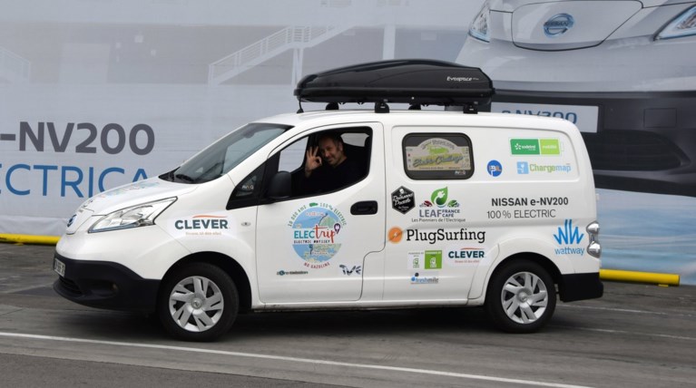 Ταξίδι 10.000 χλμ. για το ηλεκτροκίνητο βαν Nissan e-NV200