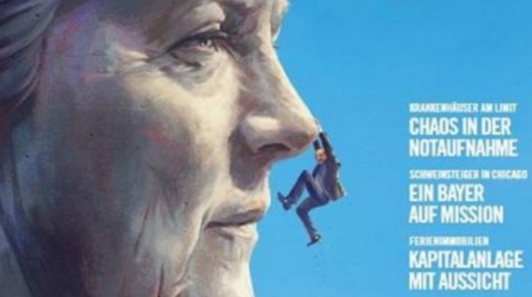 Ακλόνητη η Μέρκελ: Το εξώφυλλο του περιοδικού της FAZ