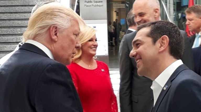 Ο Τσίπρας συνάντησε τον Τραμπ στη Σύνοδο του ΝΑΤΟ [εικόνες]