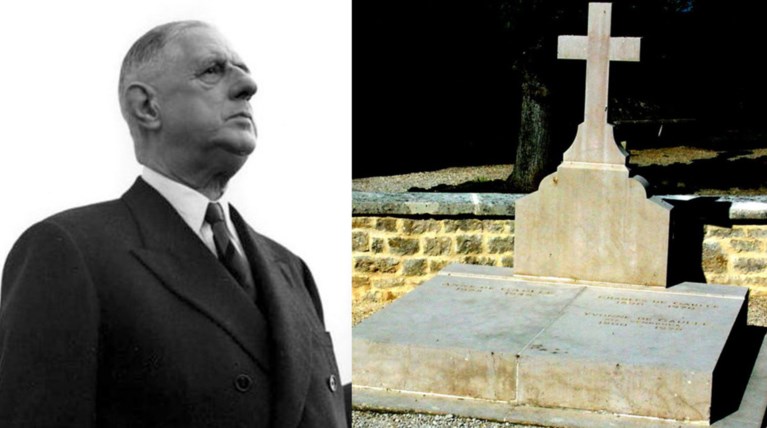 Βεβήλωσαν τον τάφο του Ντε Γκολ στη Γαλλία