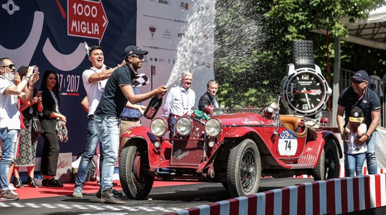 Οι κλασσικές Alfa Romeo "τραγούδησαν" στον αγώνα του “Mille Miglia 2017”