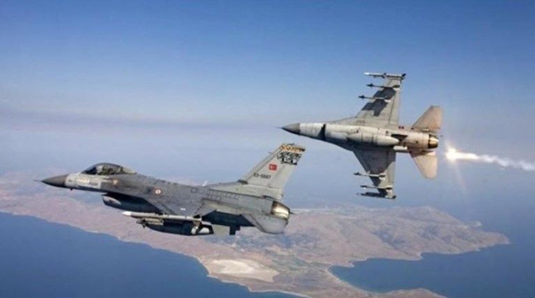 Παραβιάσεις από τέσσερα τουρκικά μαχητικά μεταξύ Λήμνου και Λέσβου
