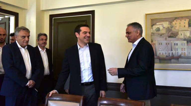 Στο υπουργείο Εσωτερικών βρίσκεται ο Αλέξης Τσίπρας [live]
