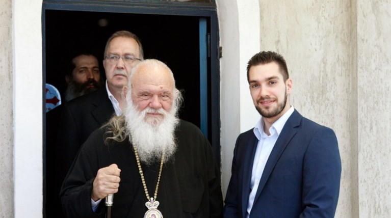 Επίσκεψη του Αρχιεπισκόπου Ιερώνυμου στην εταιρία Αφοι Χαΐτογλου