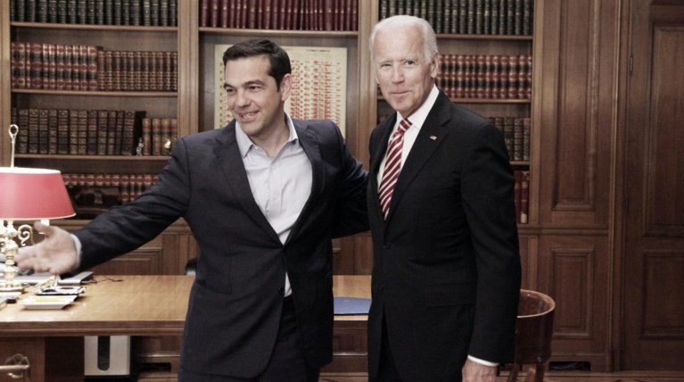 Συνάντηση Τσίπρα - Μπάιντεν στο Μαξίμου με το βλέμμα στο χρέος