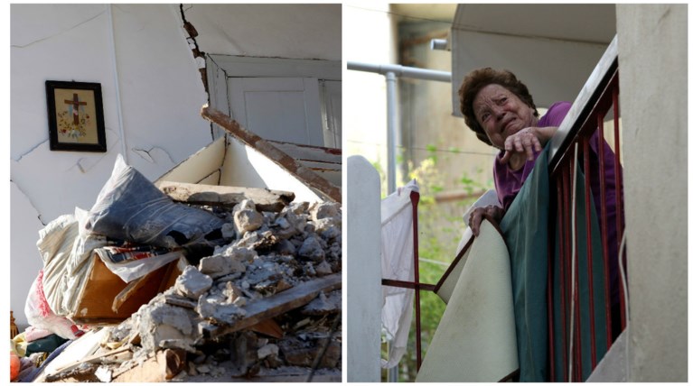 Απόγνωση και συντρίμμια στη Βρισά και στο Πλωμάρι (φωτό)