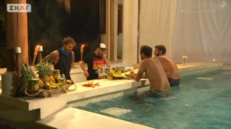 To μενού του Βασίλη Καλλίδη στο survivor