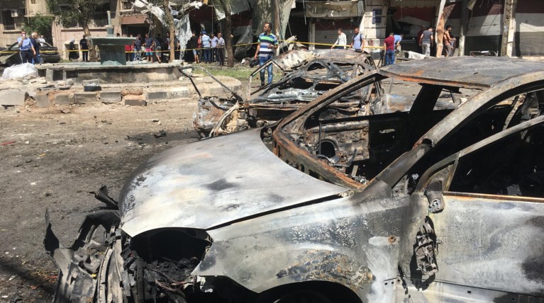 Πολύνεκρη επίθεση αυτοκτονίας στο κέντρο της Δαμασκού