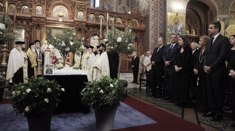 Τελέστηκε το μνημόσυνο του Κωνσταντίνου Μητσοτάκη