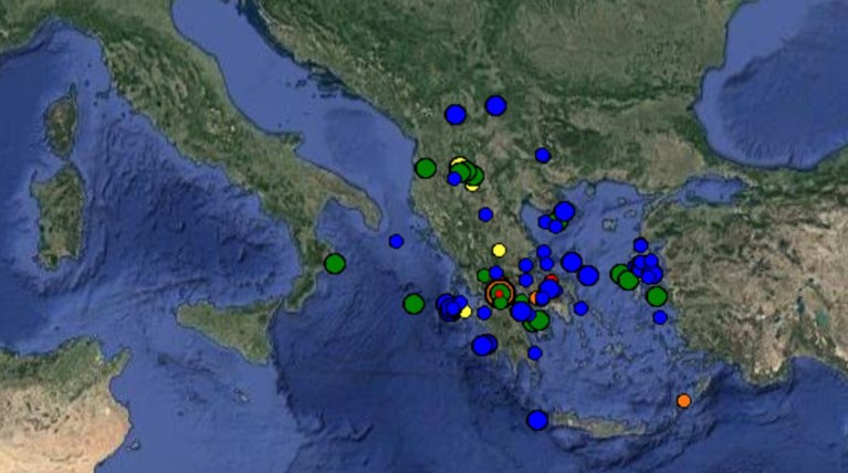 Αλλεπάλληλες σεισμικές δονήσεις στον Κορινθιακό