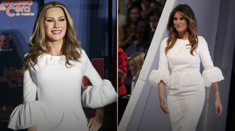 Η επική εμφάνιση της Μελάνια Τραμπ που έγινε κέρινο ομοίωμα [Εικόνες]