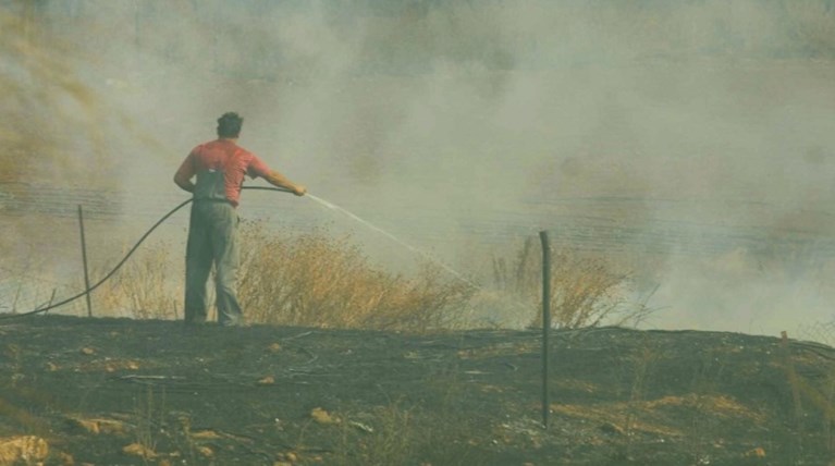 Πυρκαγιά στην Κακή Βίγλα της Σαλαμίνας