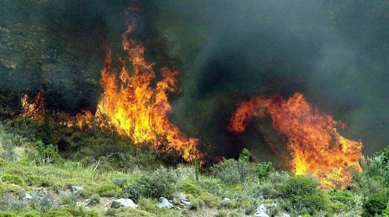 Ξέσπασε φωτιά στον Άγιο Αθανάσιο Μεσσηνίας
