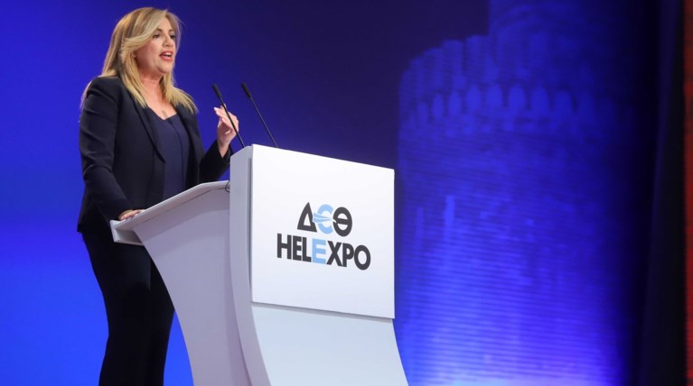 Γεννηματά στη ΔΕΘ: "Υπάρχει λύση προοδευτική και κεντροαριστερή"