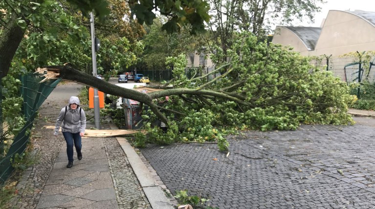 Ακραία καιρικά φαινόμενα στη Γερμανία, μια γυναίκα νεκρή