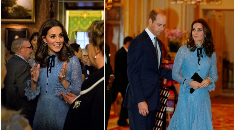 Επανεμφάνιση με εκπληκτικό φόρεμα για την εγκυμονούσα Κέιτ Μίντλετον