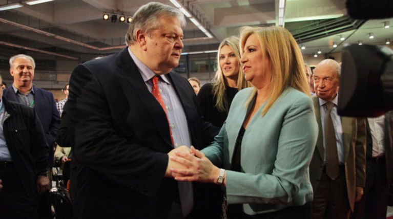 Θερμά συγχαρητήρια και...άνοιγμα της Φώφης στον Ευάγγελο Βενιζέλο