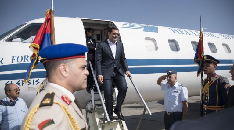 Για τις ΗΠΑ αναχωρεί ο Τσίπρας, συναντήσεις με Τραμπ, Λαγκάρντ