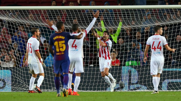 Τιμητική... ήττα για τον Ολυμπιακό, 3-1 από την Μπαρτσελόνα