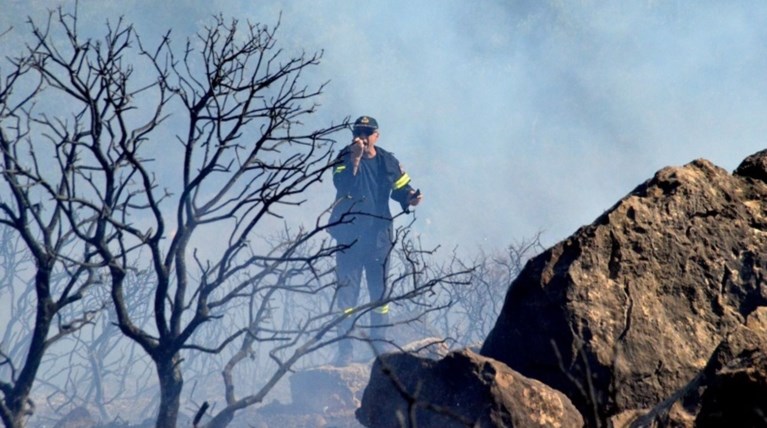 Φωτιά στο Πολυδένδρι Αττικής, δεν απειλούνται σπίτια
