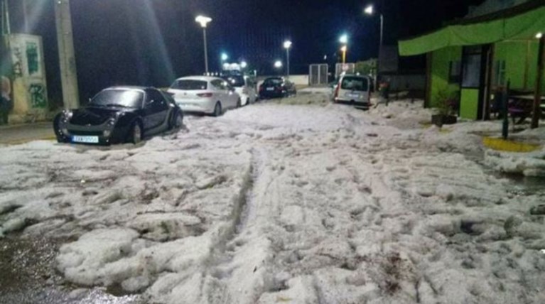 Ο Δαίδαλος σαρώνει την Ελλάδα: Χαλάζι & καταιγίδες