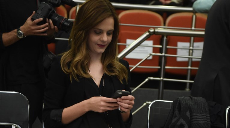 Έφη Αχτσιόγλου: Η κομψή εμφάνισή της στα εγκαίνια της ΚΑΛΟ-Athens Expo ‘17