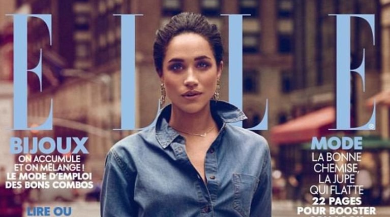 H Μέγκαν Μαρκλ ποζάρει για το εξώφυλλο του ELLE