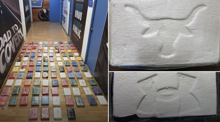 Οι πρώτες φωτογραφίες από τα 135 κιλά κοκαΐνης στη Βάρκιζα