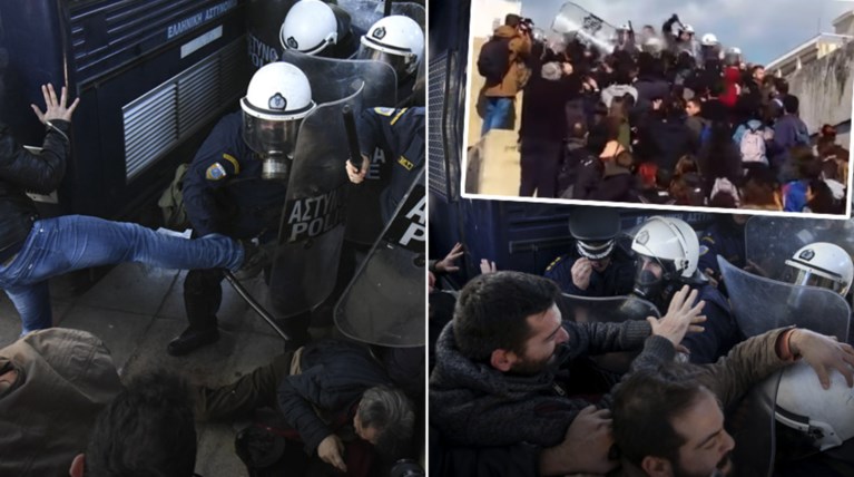 Επεισόδια & χημικά γύρω από το Μαξίμου, ένταση και στη Βουλή