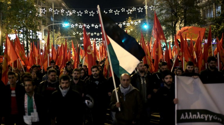 Ανοιχτοί οι δρόμοι στην Αθήνα, μετά τις πορείες στην Αμερικανική πρεσβεία