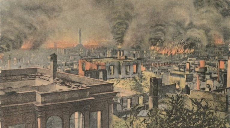 «1917: Μνημεία στις φλόγες» - Μοναδική έκθεση στο Μπέη Χαμάμ