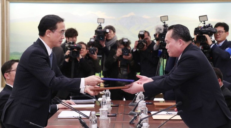 Με κοινή σημαία στους Ολυμπιακούς Βόρεια και Νότια Κορέα- Ιστορική συμφωνία