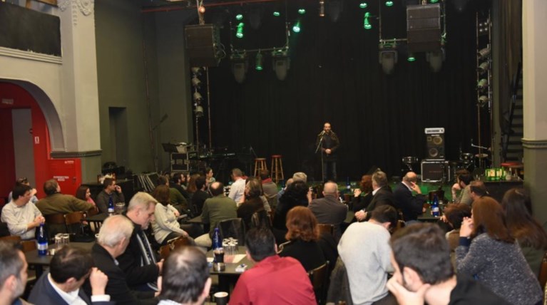 Συνάντηση Κουτσούμπα με δημοσιογράφους στο "Κρεμλίνο"