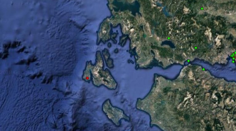 Κουνήθηκε η  Κεφαλονιά, από σεισμό 3,4 Ρίχτερ