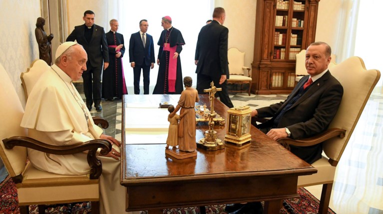 Όταν ο Ταγίπ Ερντογάν συνάντησε τον Πάπα Φραγκίσκο