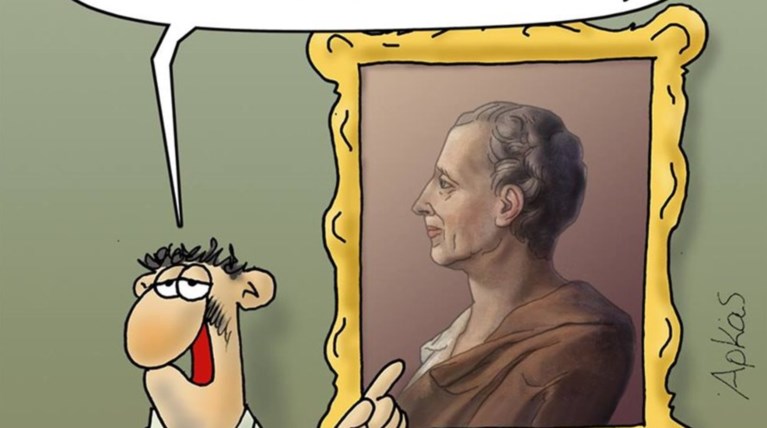 Το καυστικό σκίτσο του Αρκά για την υπόθεση Νovartis