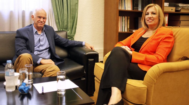 Συνάντηση Γεννηματά-Παπανδρέου στη Βουλή