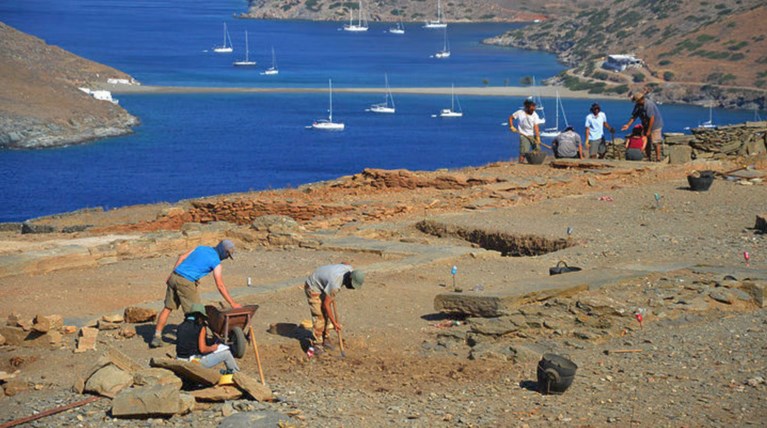 Στο φως τα αρχαία ιερά της Κύθνου αφιερωμένα σε Ασκληπιό και Αφροδίτη