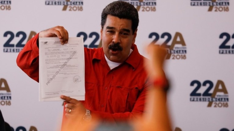 Ξανά υποψήφιος για πρόεδρος της Βενεζουέλας ο Μαδούρο