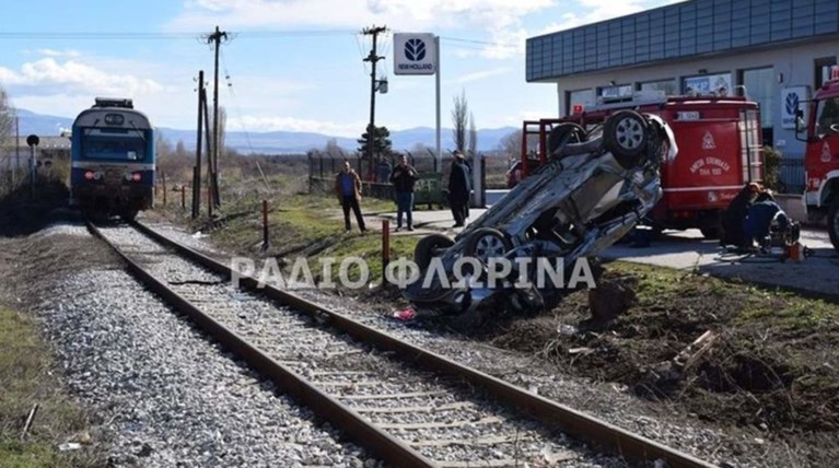 Νεκρός & τραυματίας από σύγκρουση ΙΧ με αμαξοστοιχία του ΟΣΕ