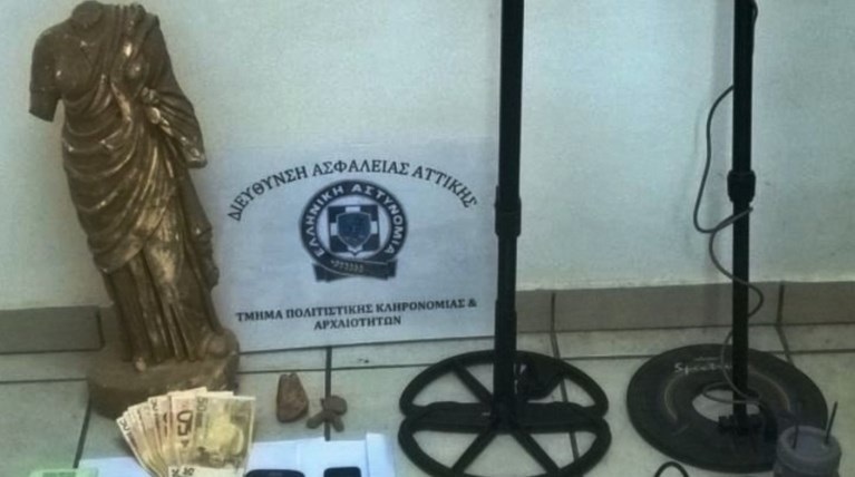 Λίγο πριν βάλουν στην τσέπη μισό εκατ. συνελήφθησαν 3 αρχαιοκάπηλοι