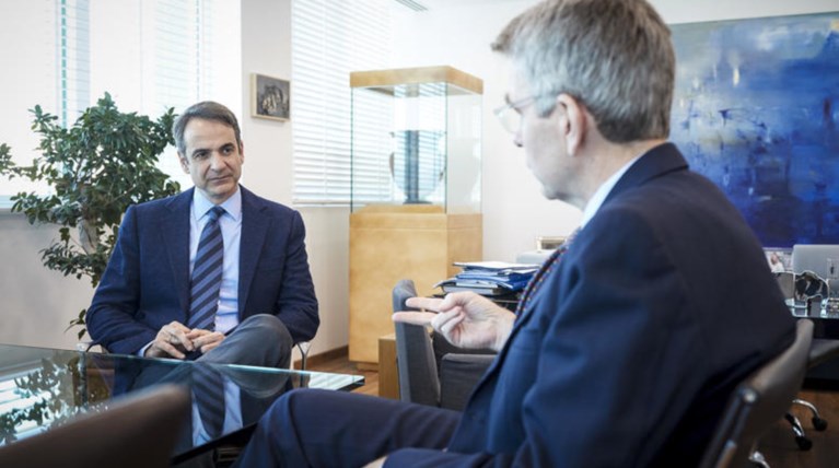 Nέα συνάντηση Μητσοτάκη με τον αμερικανό πρέσβη
