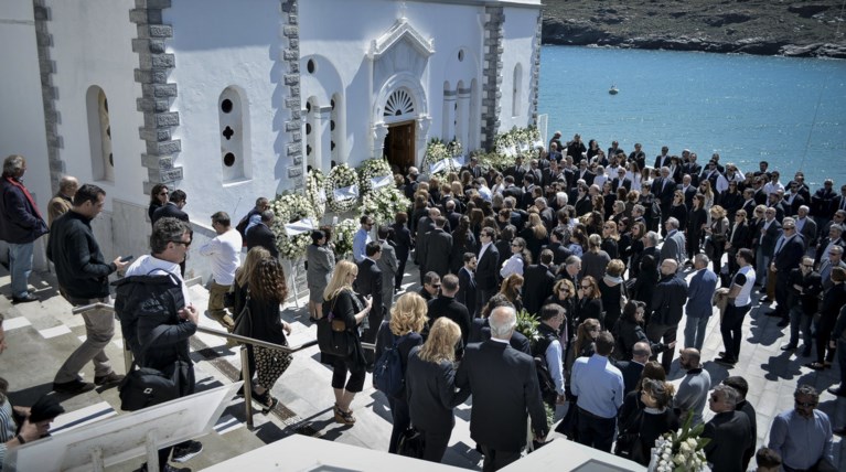 Στην Ανδρο το τελευταίο αντίο στον  Αλέξανδρο Σταματιάδη [Εικόνες]