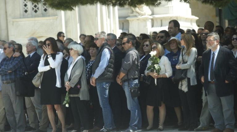 Σε κλίμα συγκίνησης το τελευταίο αντίο στον Άγγελο Δεληβορριά