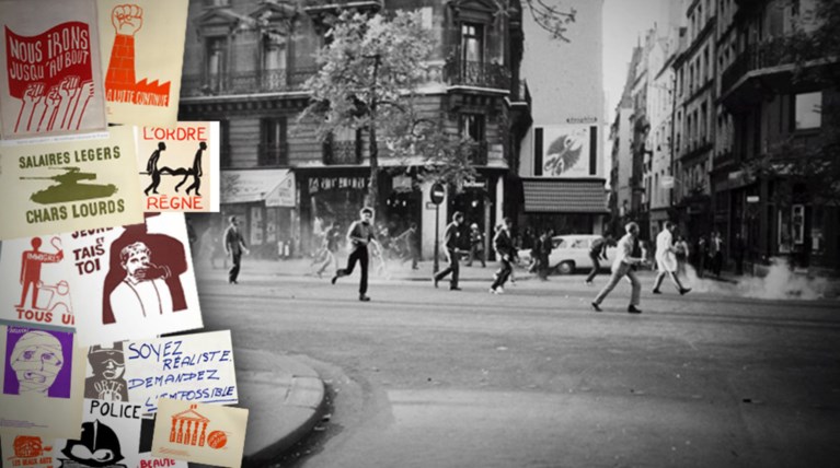 Τα συνθήματα και οι αφίσες του Μάη του 68 στο Παρίσι