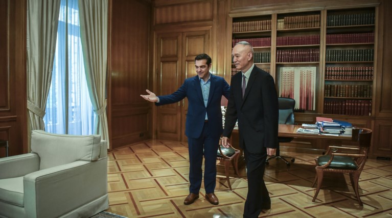 Συνάντηση Αλ. Τσίπρα με τον Γενικό Γραμματέα του Κ.Κ. Πεκίνου