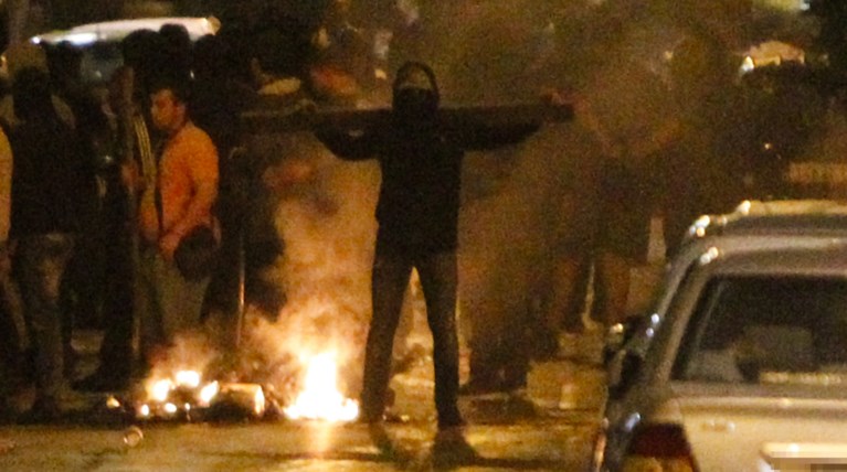 Επεισόδια στην πλατεία Καραϊσκάκη και την Κάνιγγος ώρες πριν τον τελικό