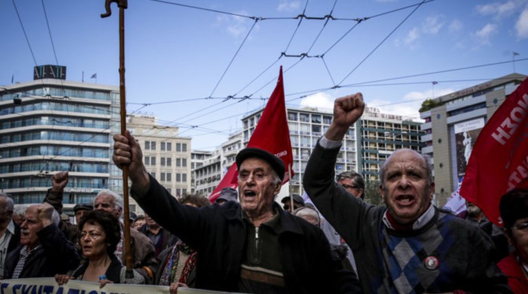 Συγκεντρώσεις και πορείες συνταξιούχων σε όλη την Ελλάδα
